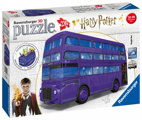 Puzzle 3D Harry Potter Błękitny autobus 216 elementów
