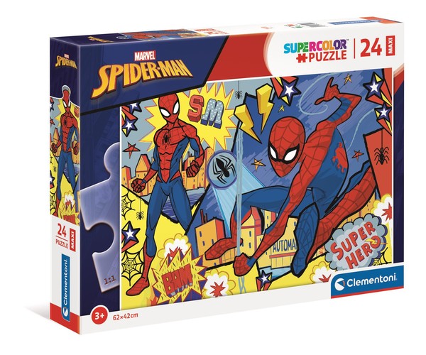 Puzzle maxi SuperColor Spider Man 24 elementy