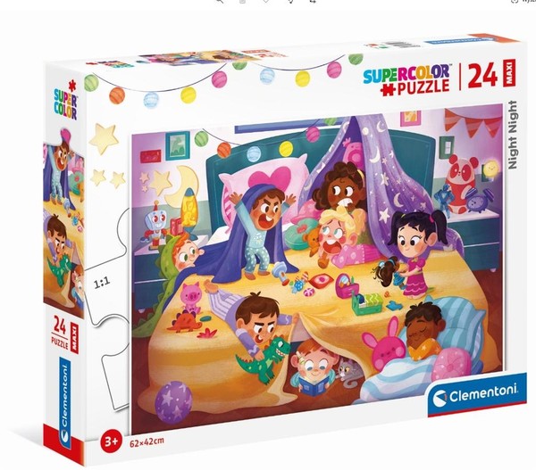 Puzzle Maxi Super Kolor Night Night 24 elementy