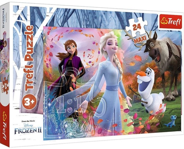 Puzzle maxi W poszukiwaniu przygód Frozen II/Kraina Lodu 24 elementy