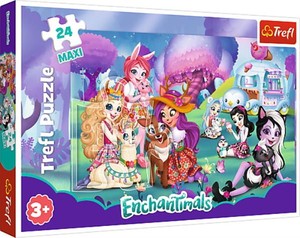 Puzzle Maxi Wesoły dzień Enchantimals - 24 elementy