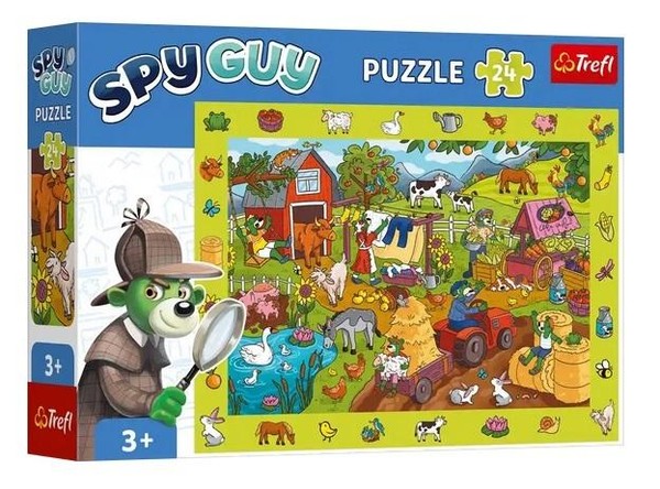Puzzle Spy Guy Farma 24 elementy