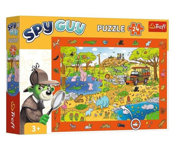 Puzzle Spy Guy Safari 24 elementy