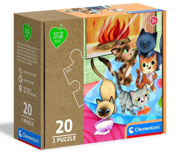 Puzzle Play For Future Puppies Noli 2x20 elementów