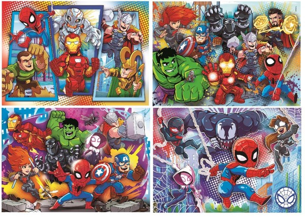 Puzzle Super Kolor Super Hero Adventures 2x20 i 2x60 elementów