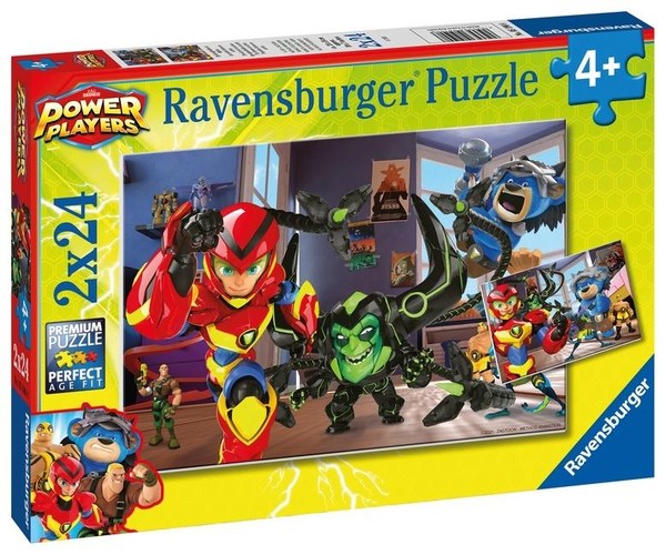 Puzzle Power Players 2x24 elementy