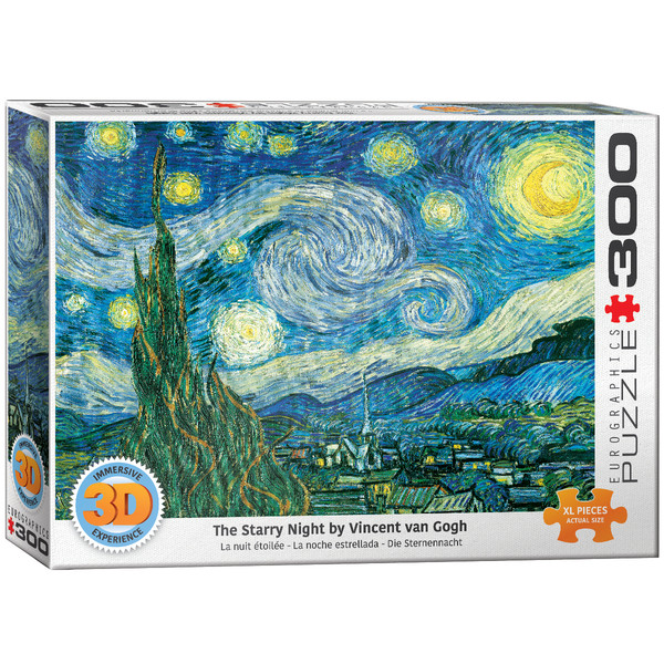 Puzzle Gwiaździsta noc Vincent van Gogh 300 elementów
