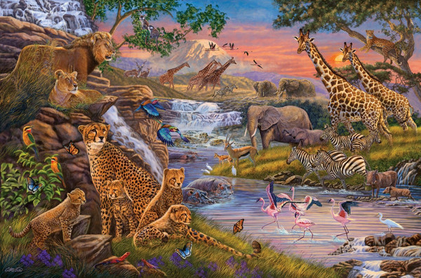 Puzzle Królestwo zwierząt 3000 elementów
