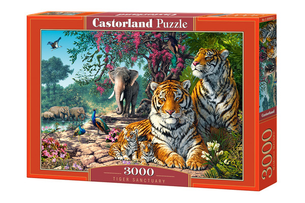Puzzle Sanktuarium Tygrysów 3000 elementów