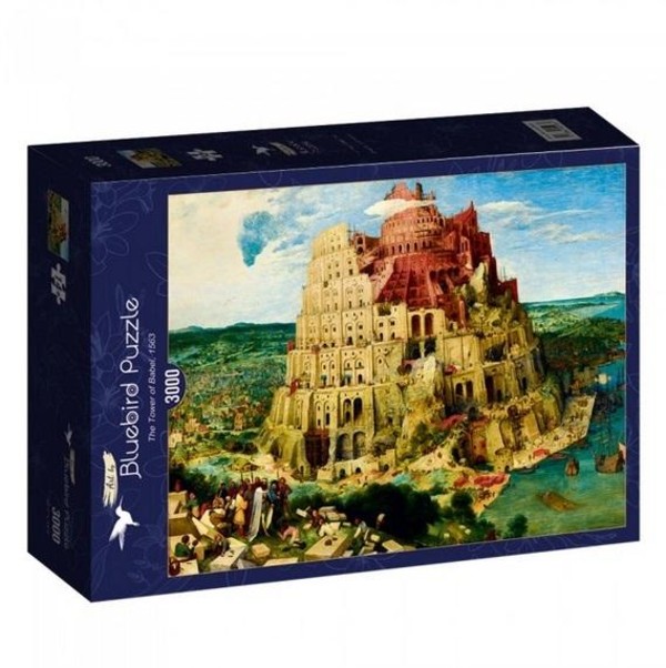 Puzzle Wieża Babel, Pieter Breughel 3000 elementów
