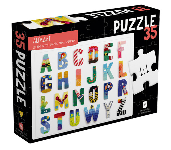 Puzzle Alfabet 35 elementów