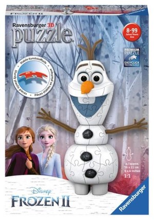 Puzzle 3D Olaf Frozen 2 54 elementy
