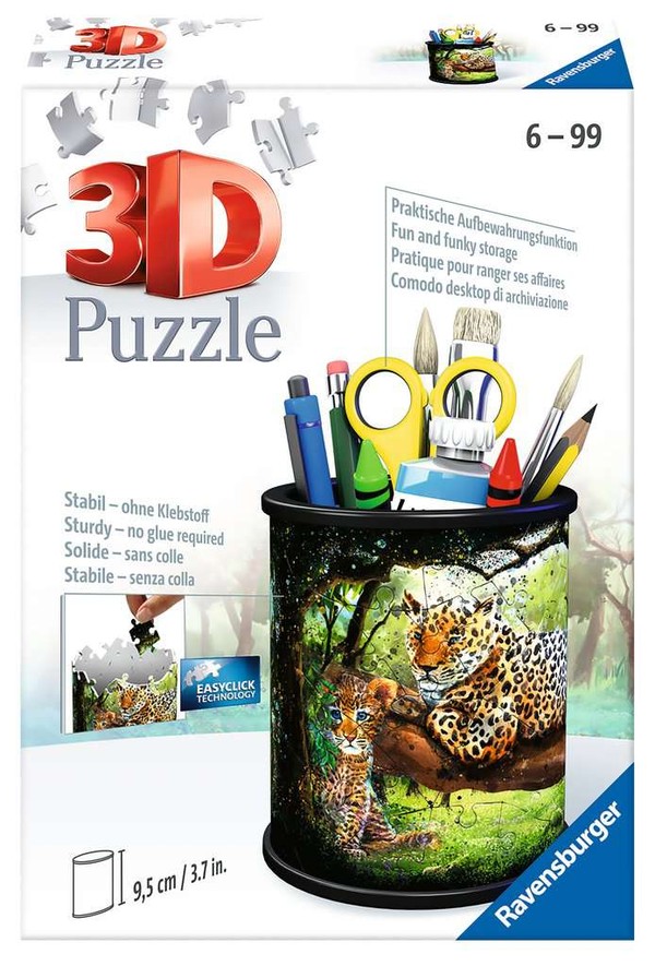 Puzzle 3D przybornik Dzika przyroda 54 elementy