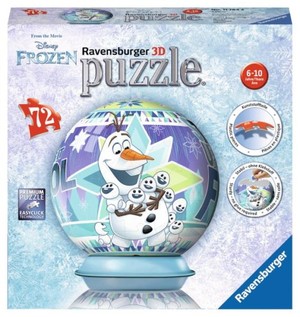 Puzzle 3D Frozen Przygoda Olafa 72 elementy