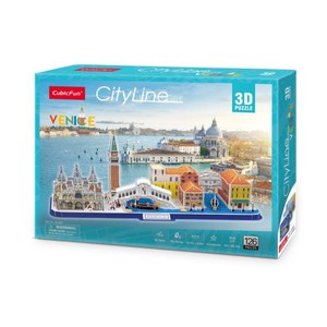 Puzzle 3D City Line Wenecja - 126 elementów