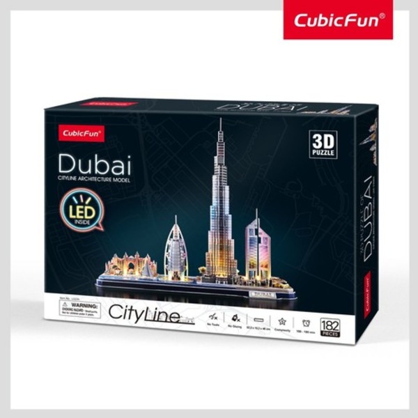 Puzzle 3D Dubaj 182 elementy