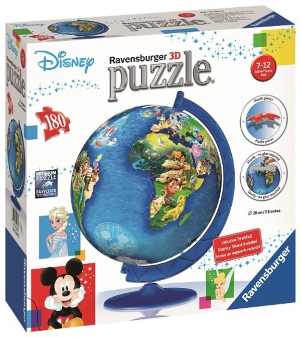 Puzzle 3D Globus Disney