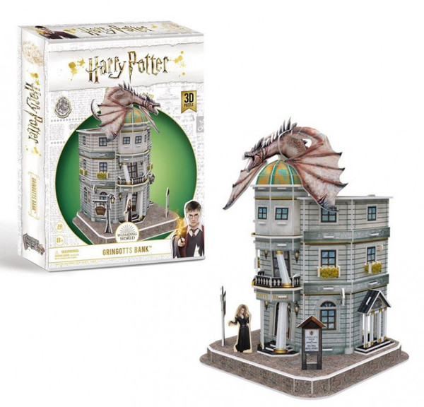 Puzzle 3D Harry Potter Bank Grinngotta 70 elementów