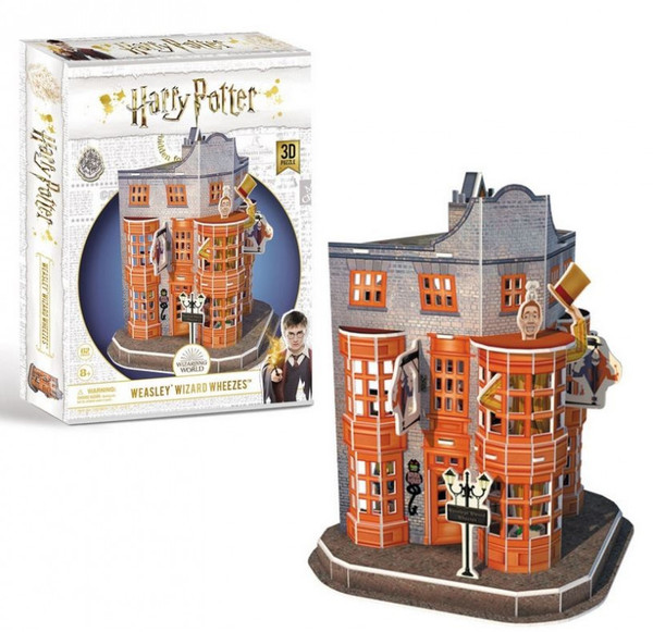 Puzzle 3D Harry Potter Magiczne dowcipy 62 elementów