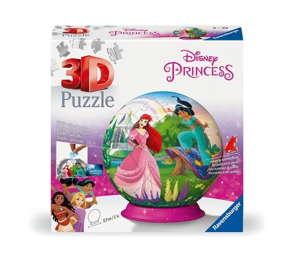 Puzzle 3D Kula Księżniczki Disney