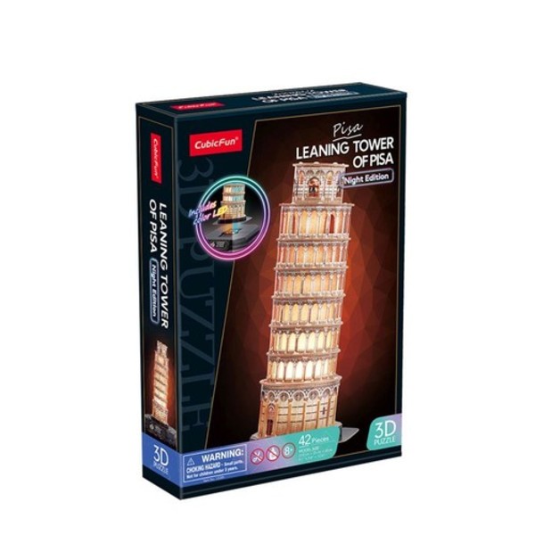 Puzzle 3D Krzywa Wieża w Pizie 42 elementy