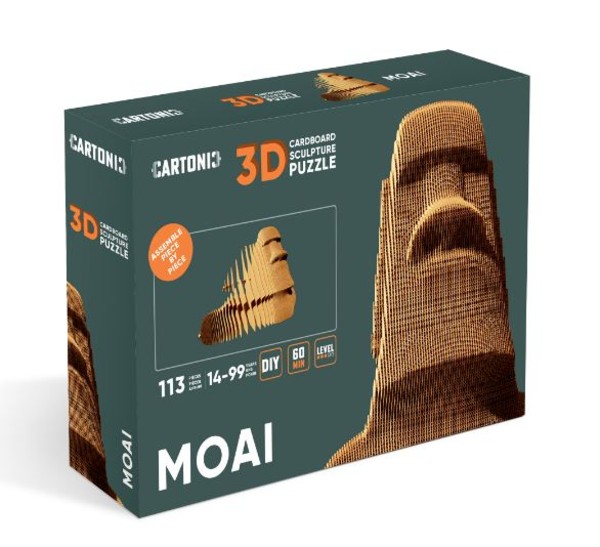 Puzzle 3D Moai 113 elementów