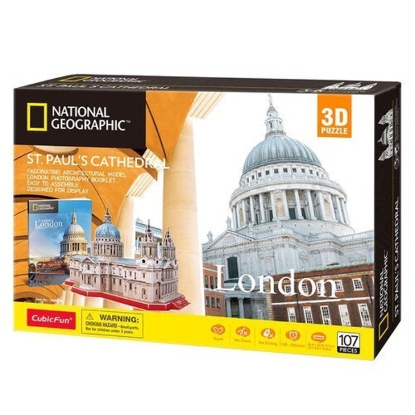 Puzzle 3D National Geographic Katedra Św. Pawła 107 elementów