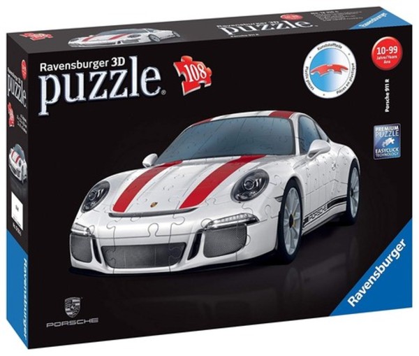 Puzzle 3D Porsche 911R 108 elementów