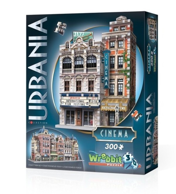 Puzzle Wrebbit Urbania Cinema 3D - 300 elementów