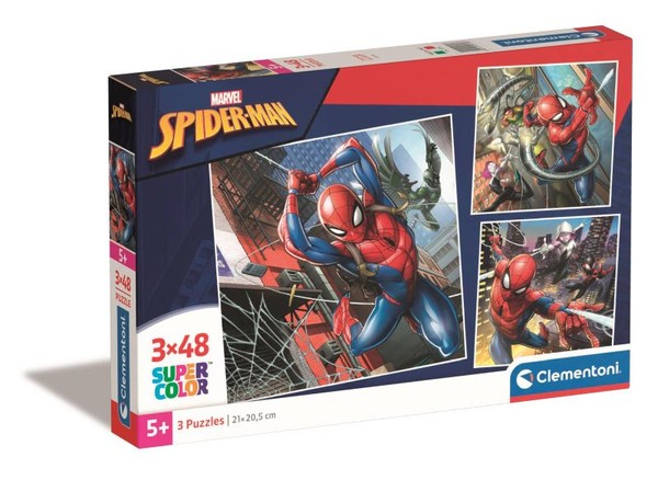 Puzzle Spider-Man 3x48 elementów