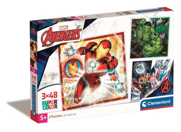 Puzzle The Avengers 3x48 elementów