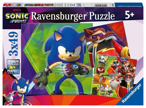 Puzzle Sonic Prime 3x49 elementów
