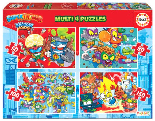 Puzzle Super Things 50, 80, 100 i 150 elementów