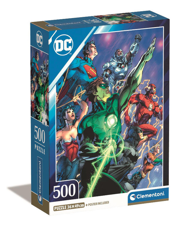 Puzzle Compact DC Comics Justice League 500 elementów