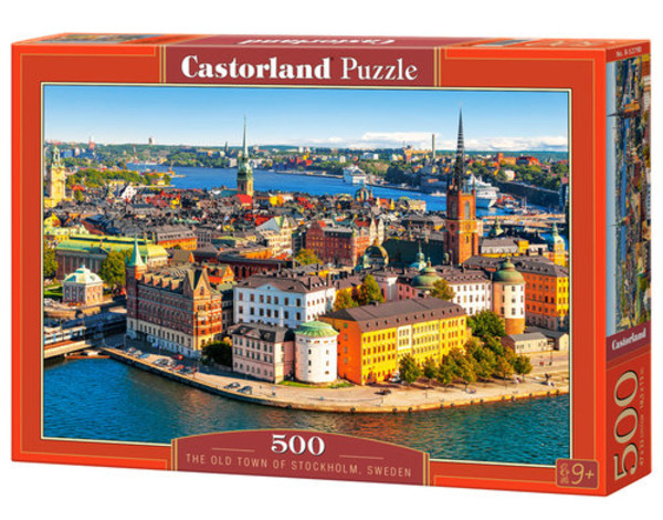 Puzzle Stare Miasto w Sztokholmie Szwecja 500 elementów