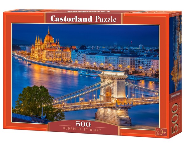 Puzzle Budapest by night 500 elementów
