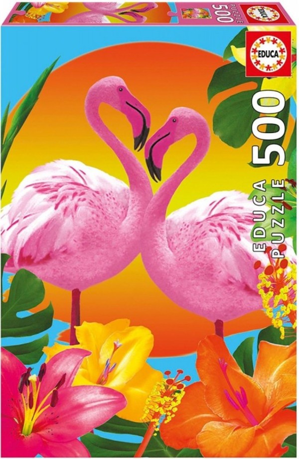 Puzzle Flamingi 500 elementów