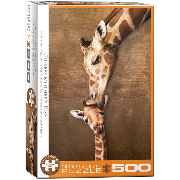 Puzzle Pocałunek żyraf 500 elementów