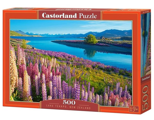 Puzzle Jezioro Tekapo, Nowa Zelandia 500 elementów