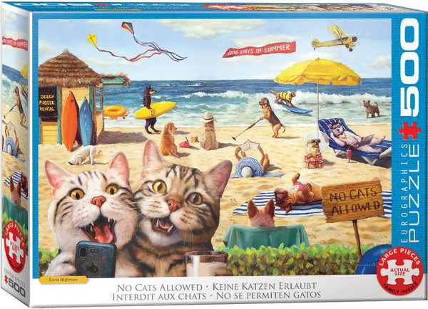 Puzzle No cats allowed, Lucia Heffe 500 elementów