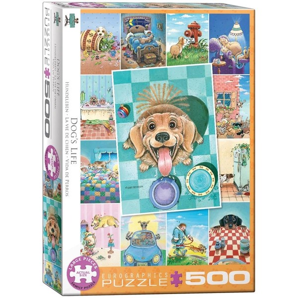 Puzzle XXL Psie życie 500 elementów