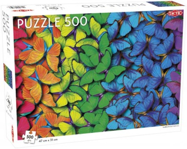 Puzzle Motylowa tęcza 500 elementów