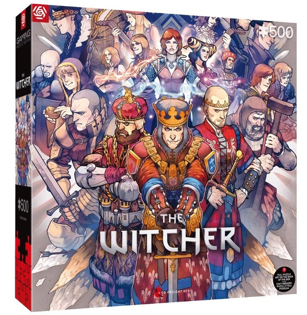 Puzzle The Witcher Northern Realms 500 elementów