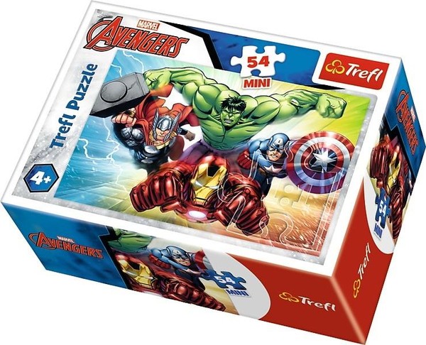 Puzzle Mini Bohaterowie The Avengers 54 elementy