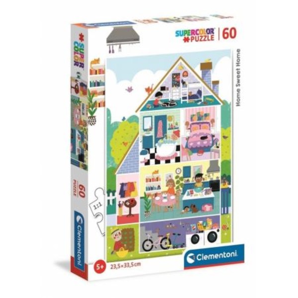 Puzzle SuperColor Home Sweet Home 60 elementów