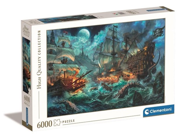 Puzzle Bitwa Piratów 6000 elementów