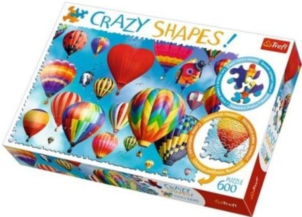 Puzzle Crazy Shapes Kolorowe balony 600 elementów