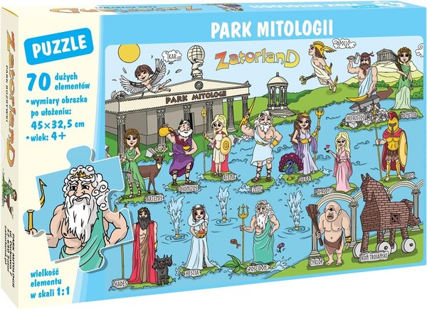 Puzzle Park mitologii 70 elementów
