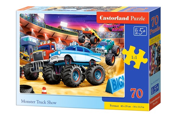 Puzzle Monster Truck Show 70 elementów