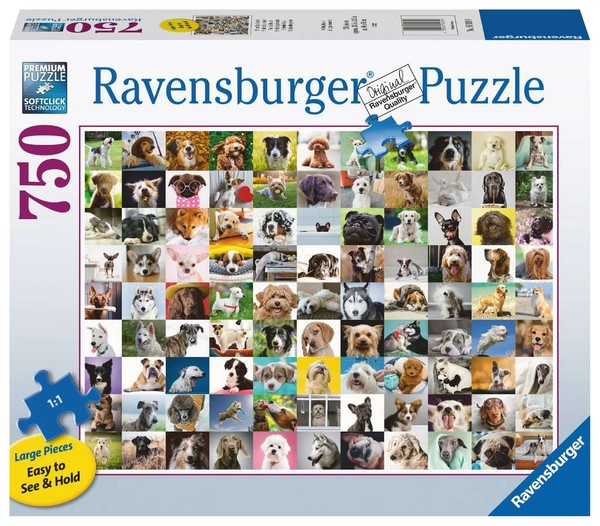 Puzzle XXL 99 kochanych psów 750 elementów